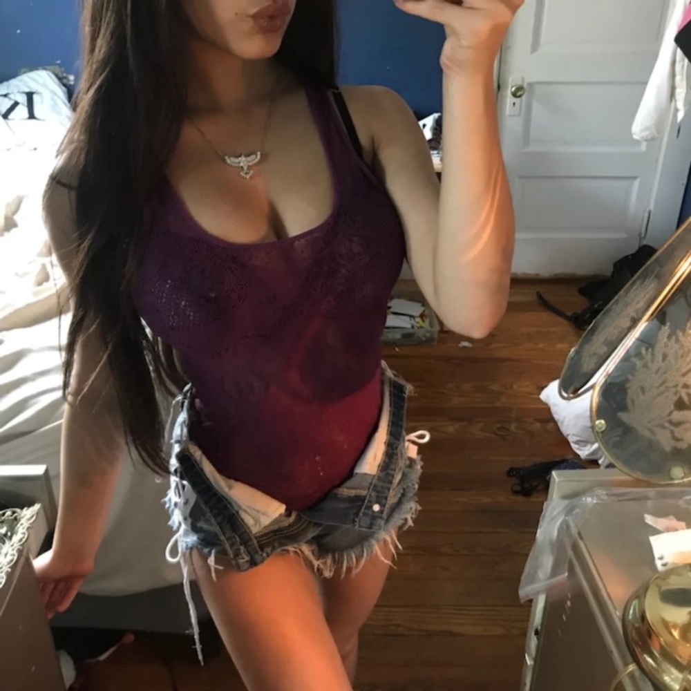 Sexy lace purple beach cover up tank